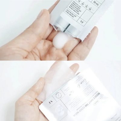Омолоджуюча тканинна маска VT Cosmetics Reedle Shot 50 2-Step Mask (1.5 g + 20 g)