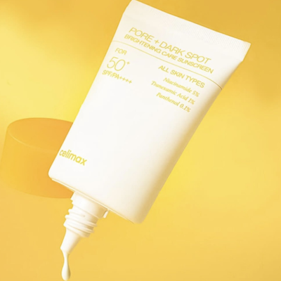 Сонцезасний крем для обличчя з SPF50 Celimax Pore+Dark Spot Brightening Care Sunscreen SPF50 (10 ml) Mini