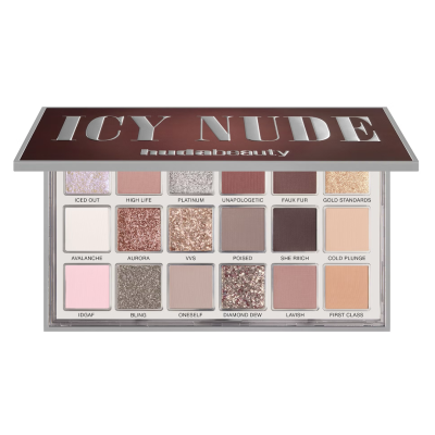 Палетка тіней Huda Beauty Eyeshadow Palette (Icy Nude) 16.1 g