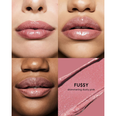 Глянцева помада для губ Fenty Beauty High-Shimmer Gloss Stick (Fussy 02) 3.6 g