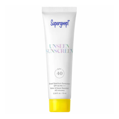Водостойкий солнцезащитный крем для лица Supergoop Unseen Sunscreen SPF40 (10 ml) Mini