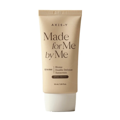 Успокаивающий солнцезащитный крем для лица Axis-Y Made For Me By Me Biome Double Defense Sunscreen SPF50 50 ml