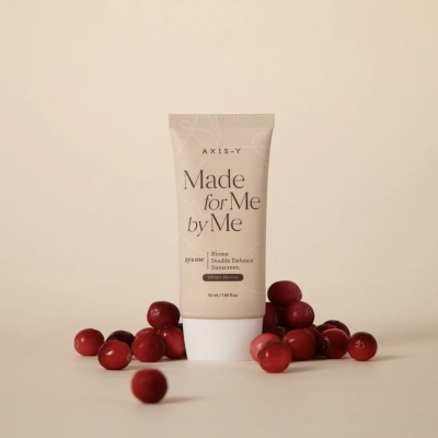 Заспокійливий сонцезахисний крем для обличчя Axis-Y Made For Me By Me Biome Double Defense Sunscreen SPF50 (50 ml)
