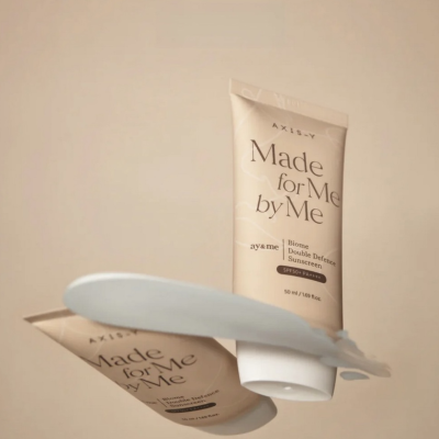 Заспокійливий сонцезахисний крем для обличчя Axis-Y Made For Me By Me Biome Double Defense Sunscreen SPF50 (50 ml)
