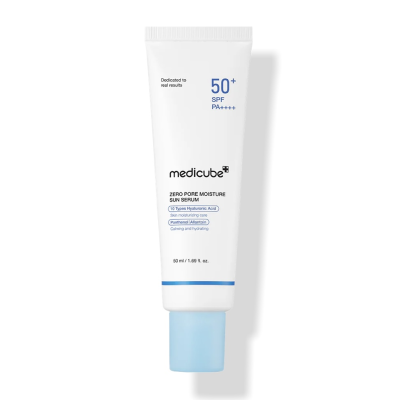 Сонцезахисний крем-сироватка для обличчя Medicube Zero Pore Moisture Sun Serum SPF50 50 ml