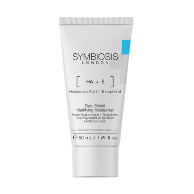 Зволожуючий крем для обличчя з матуючим ефектом Symbiosis London Daily Shield Mattifying Moisturiser 50 ml