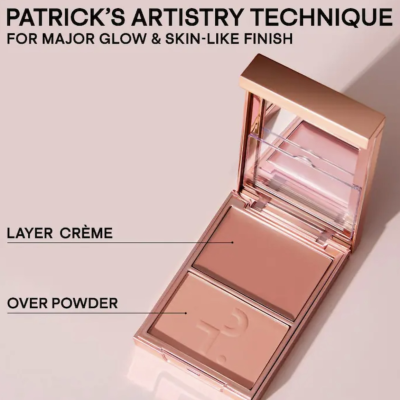 Палетка румʼян Patrick Ta Major Double-Take Creme & Powder Blush Duo (Not Too Much) 10 g