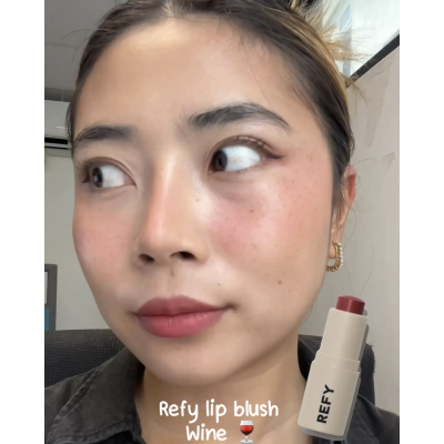 Кремовые румяна для губ и щек Refy Lip Blush (Wine) 4.7 g (без коробочки, из набора)