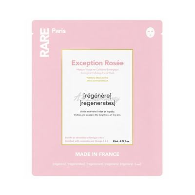 Восстанавливающая тканевая маска для лица с церамидами RARE Paris Exeption Rosee Regenerating Face Mask (23 ml)