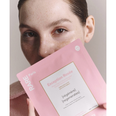 Восстанавливающая тканевая маска для лица с церамидами RARE Paris Exeption Rosee Regenerating Face Mask (23 ml)