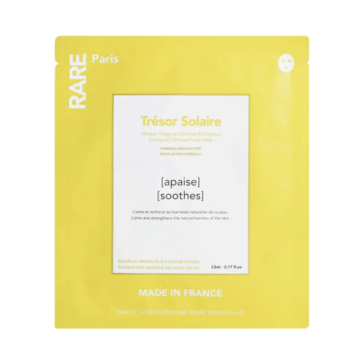 Успокаивающая тканевая маска для лица Rare Paris Tresor Solaire Soothing Face Mask (23ml)