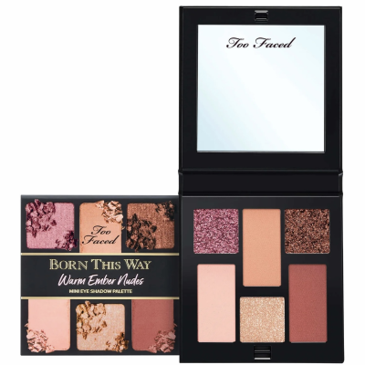 Міні-палетка тіней Too Faced Born This Way Warm Ember Nudes Eye Shadow Palette 5.7 g Mini