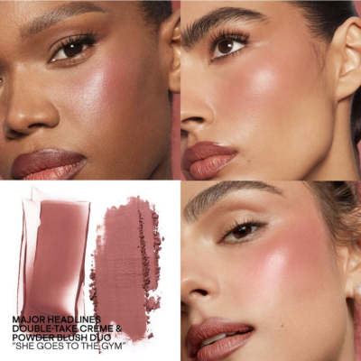 Палетка румʼян Patrick Ta Major Double-Take Creme & Powder Blush Duo (She Goes To The Gym) 10 g