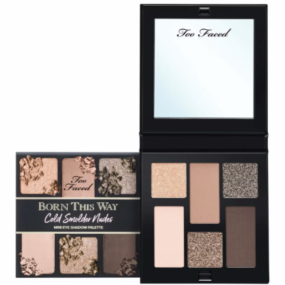 Міні-палетка тіней Too Faced Born This Way Cold Smolder Nudes Eyeshadow Palette 5.7 g Mini