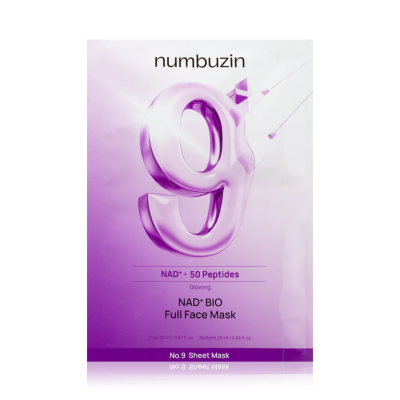 Тканинна ліфтинг-маска з колагеном Numbuzin No.9 NAD Bio Lifting-sil Full Face Mask (48 ml)