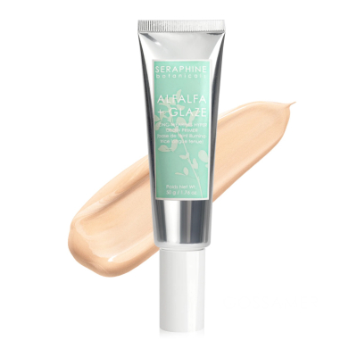 Сияющая база под макияж Seraphine Botanicals Alfalfa + Glaze Long-Wearing Hyper Glow Primer (Gossamer) 50 g