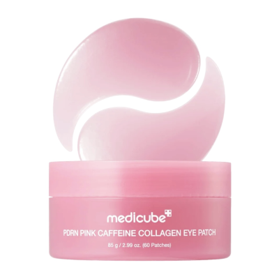 Гідрогелеві патчі з PDRN і кофеїном для шкіри навколо очей Medicube PDRN Pink Caffeine Collagen Eye Patch (60 шт) 85 g
