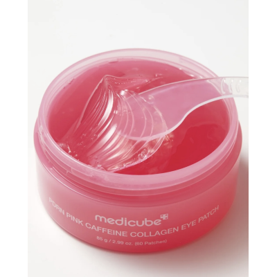 Гідрогелеві патчі з PDRN і кофеїном для шкіри навколо очей Medicube PDRN Pink Caffeine Collagen Eye Patch (60 шт) 85 g