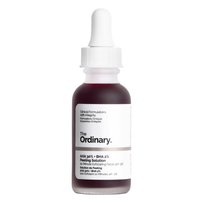 Кислотний пілінг для обличчя The Ordinary AHA 30% + BHA 2% Peeling Solution 30 ml