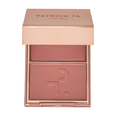 Палетка румʼян Patrick Ta Major Double-Take Creme & Powder Blush Duo (She's Seductive) 10 g