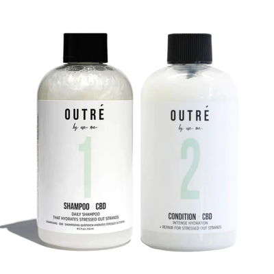 Набор шампунь и кондиционер для ежедневного ухода и увлажнения волос OUTRE Shampoo + CBD Ta Condition + CBD
