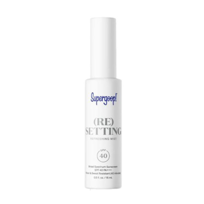 Сонцезахисний фіксатор макіяжу Supergoop Re Setting Refreshing Mist SPF40 (15 ml) Mini