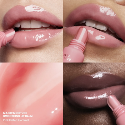 Набор Patrick Ta For Lips Major Moisture Smoothing Lip Balm & Creaseless Hair Clips (Pink Salted Caramel) 5 ml