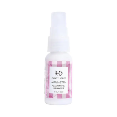 Термозащитный спрей для укладки волос R+Co Candy Stripe Protect and Prep Detangling Spray 30 ml Mini