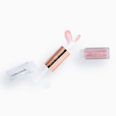 Подвійний блиск для губ Rachel Couture Lip Duo (Champagne) 7 ml
