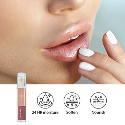 Подвійний блиск для губ Rachel Couture Lip Duo (Champagne) 7 ml