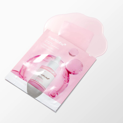 Освітлювальна тканинна маска для обличчя Medicube PDRN Pink Vita Coating Mask (22 g)