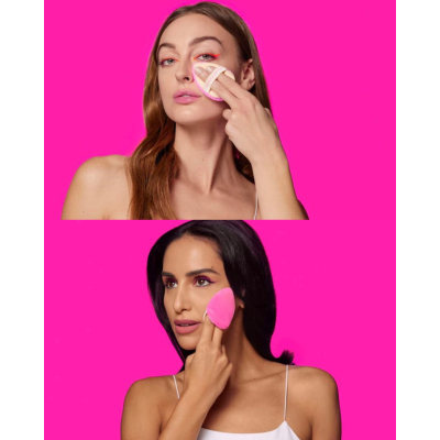 Подвійна пухівка для розсипчастої та сухої пудри Beautyblender Power Pocket Puff Dual-Sided Powder Puff for Setting and Baking