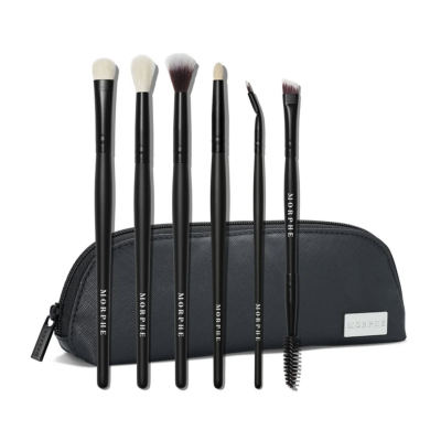 Набір пензлів для очей Morphe Eye Stunners 6-piece Eye Brush Collection + Bag