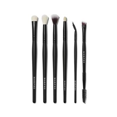 Набор кистей для глаз Morphe Eye Stunners 6-piece Eye Brush Collection + Bag