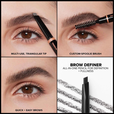 Карандаш для бровей Anastasia Beverly Hills Brow Definer Brow Pencil (Medium Brown) 0.2 g (без коробочки, из набора)