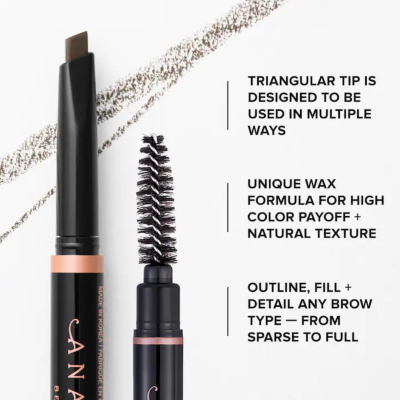 Олівець для брів Anastasia Beverly Hills Brow Definer Triangular Brow Pencil (Soft Brown) 0.2 g (з набору)