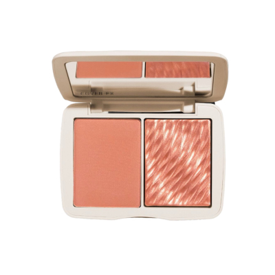 Румяна с матовым и мерцающим финишем Cover Fx Monochromatic Cheek Duo Blush Matte+Shimmer (Soft Peach) 14.5 g