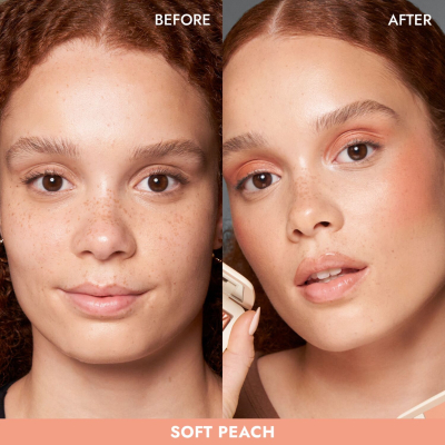 Рум'яна з матовим та мерехтливим фінішем Cover Fx Monochromatic Cheek Duo Blush Matte+Shimmer (Soft Peach) 14.5 g