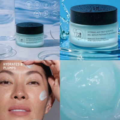 Підготовча гелева сироватка з ефектом "Glass Skin" Dr. Barbara Lab Hydraglass Prep Serum Gel 30 ml