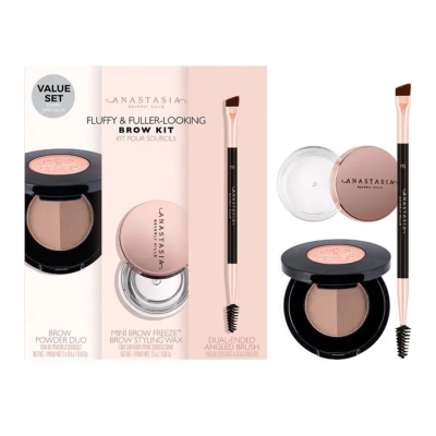 Набор для бровей Anastasia Beverly Hills Fluffy & Fuller-Looking Brow Kit (Medium Brown)