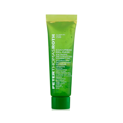 Зволожуюча гелева маска для обличчя та шкіри навколо очей Peter Thomas Roth Cucumber De-Tox Gel Mask 14 ml