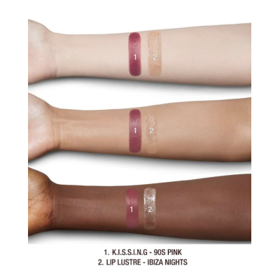 Набор для губ Charlotte Tilbury 90ʼs Pink Rose Gloss & Rose K.i.s.s.i.n.g Lipstick Duo