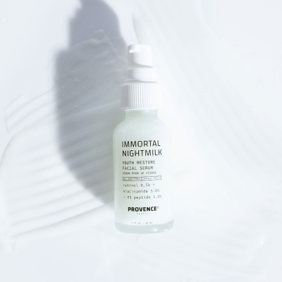 Восстанавливающая сыворотка с 0.5% ретинолом Provence Beauty Immortal Nightmilk Youth Restore Serum 10 ml Mini
