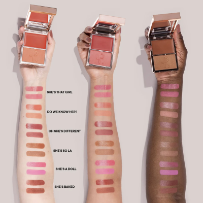 Палетка румян Patrick Ta Major Double-Take Creme & Powder Blush Duo (She's Baked) 10 g