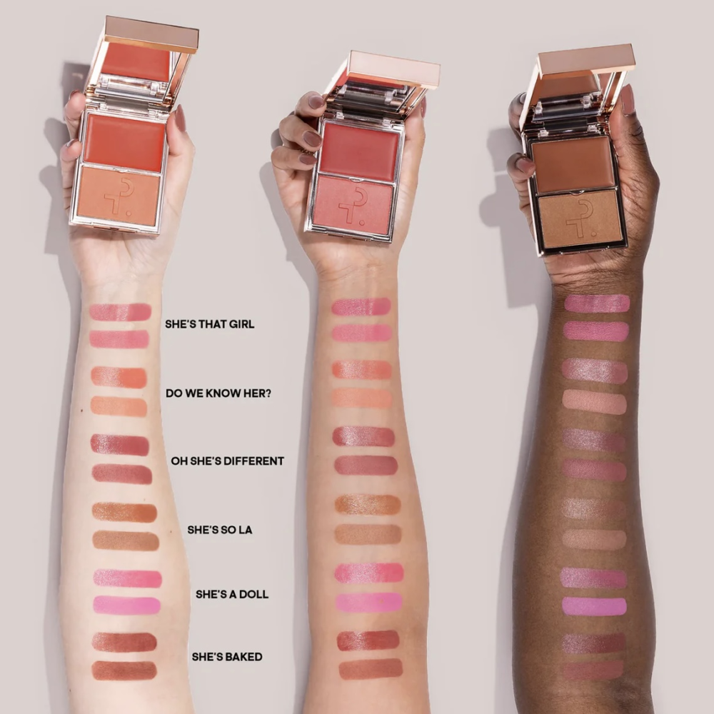 Палетка румян Patrick Ta Major Double-Take Creme & Powder Blush
