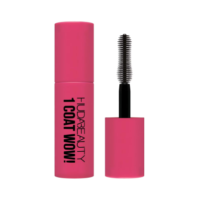 Водостійка туш для вій Huda Beauty 1 Coat Wow! Mascara 7 ml Travel Size