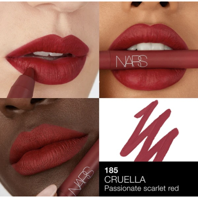 Матовый карандаш для губ с точилкой Nars Powermatte High-Intensity Long-Lasting Lip Pencil (Cruella) 1.6 g Mini