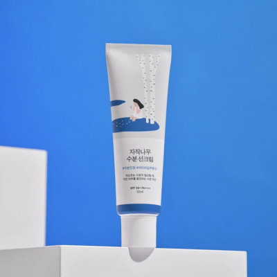 Солнцезащитный крем для лица Round Lab Birch Juice Moisturizing Sunscreen SPF50 (50 ml)