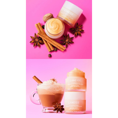 Лімітована нічна маска для губ "Лате з корицею" Laneige Lip Sleeping Mask Eggnog Latte 20 g