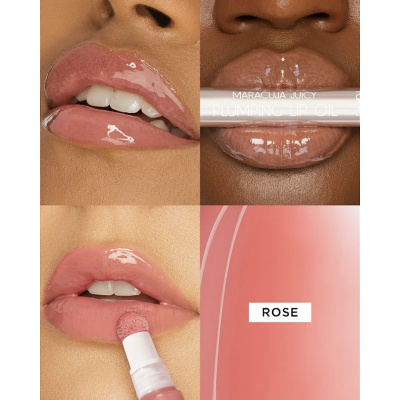 Увлажняющее масло-блеск для губ с эффектом увеличения Tarte Plumping Lip Oil (Rose) 2.7 ml